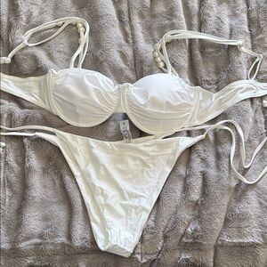 SHEIN White Bikini Set